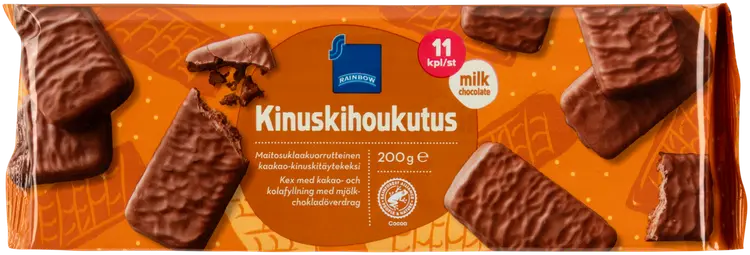 Rainbow Kinuskihoukutus täytekeksi 200 g