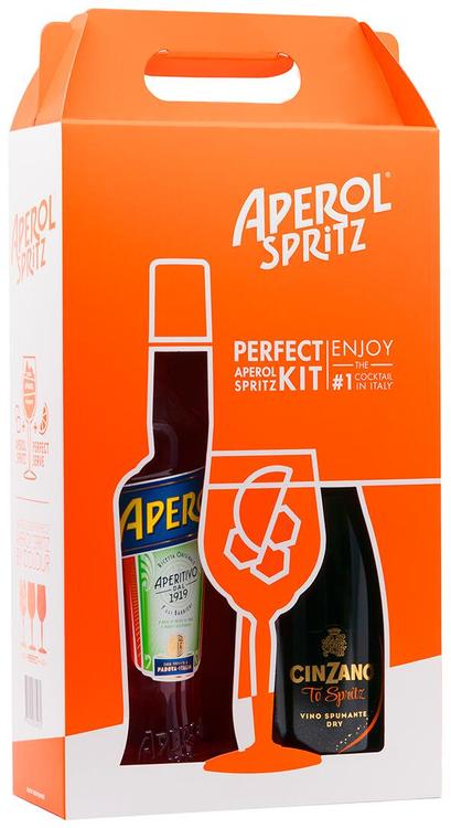Aperol 0,7L & Cinzano To Spritz 0,75L, muu alkohoolne jook