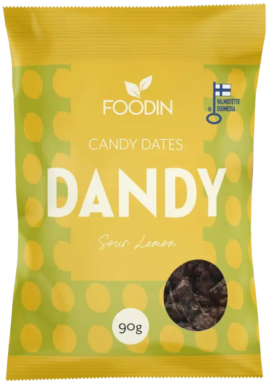Foodin Dandy Candy Dates, Sour Lemon, 90 g