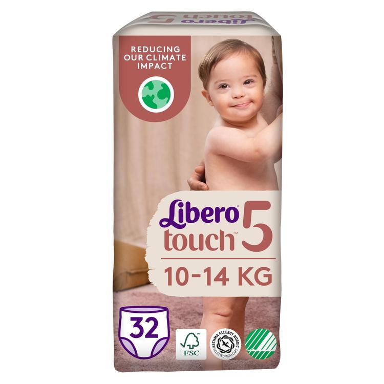 LIBERO Touch housuvaippa koko 5, 32kpl, 10-14 kg