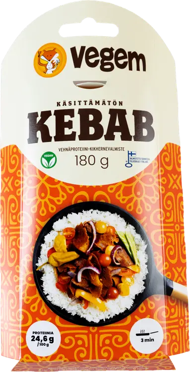 Vegem käsittämätön kebab 180g
