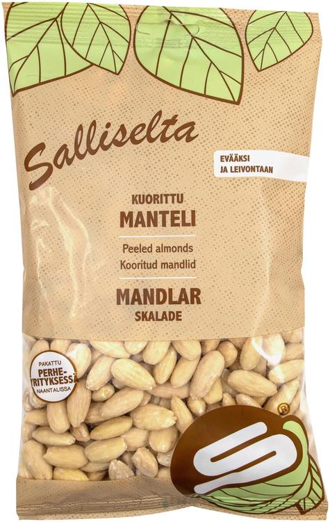 Salliselta Manteli kuorittu 400g