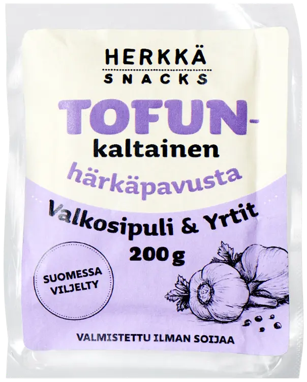 Herkkä Snacks Tofunkaltainen Valkosipuli & Yrtit 200g