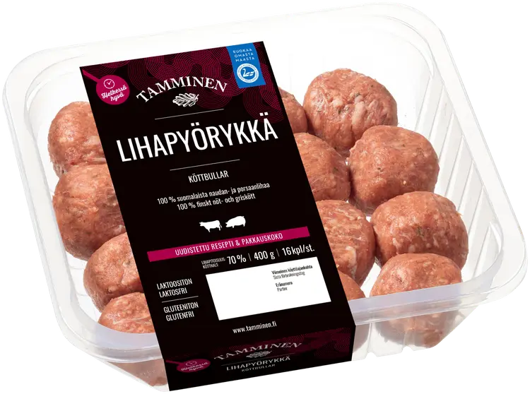 Tamminen lihapyörykkä 16kpl 400g