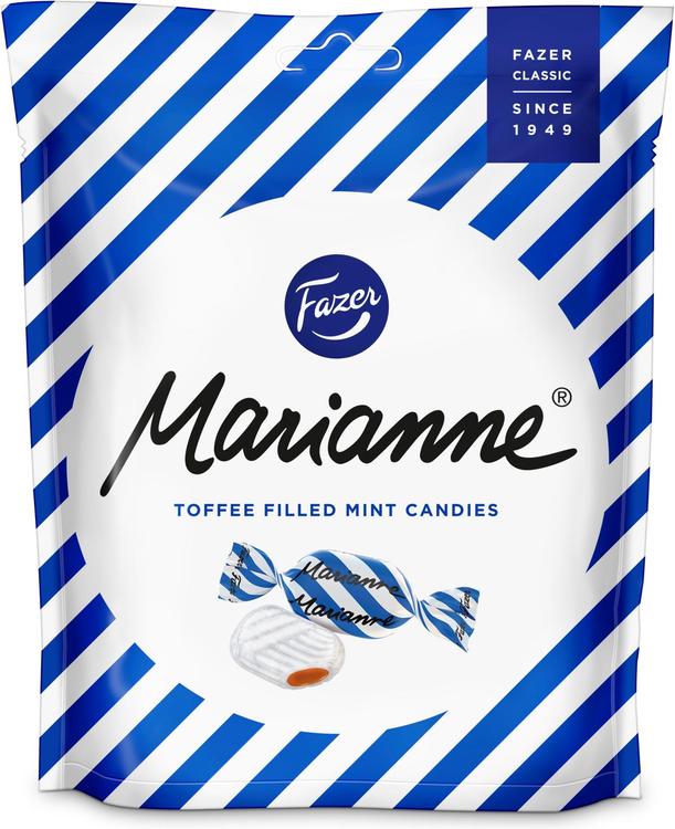 Fazer Marianne Toffee, piparminttutoffee karkkipussi 220g