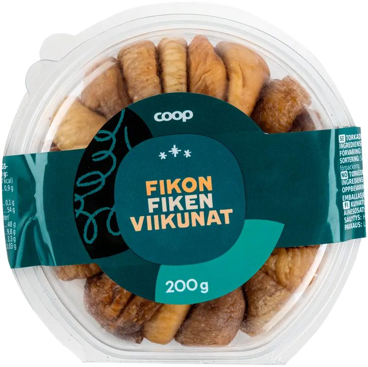 Coop kuivatut viikunat 200 g