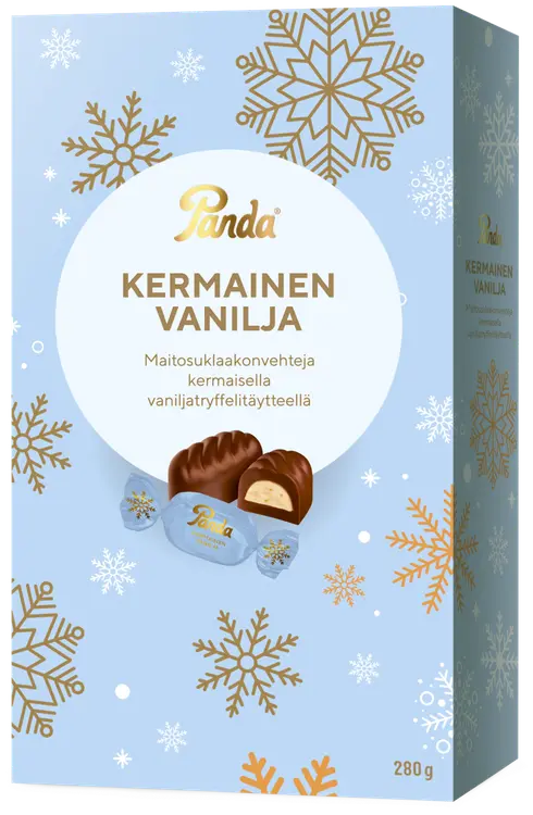 Panda kermainen vanilja maitosuklaakonvehti 280g