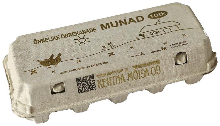 Õnnelike õrrekanade munad M 10tk