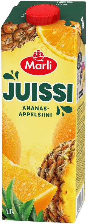 Marli Juissi Ananas-appelsiinimehujuoma 1 L