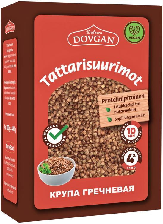 Dovgan Tattarisuurimot 4*100g annospussi