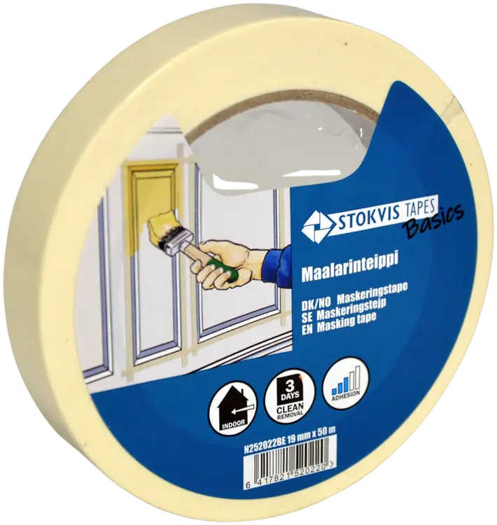 Stokvis Tapes Basic maalarinteippi 19mm x 50m