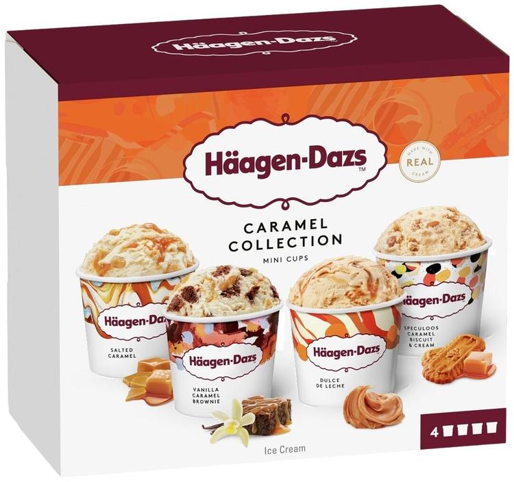 Häagen-Dazs Caramel Collection jäätelö monipakkaus 4x95ml