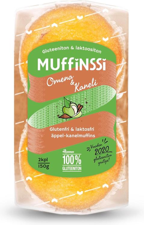 OMENA-KANELI MUFFINSSI gluteeniton