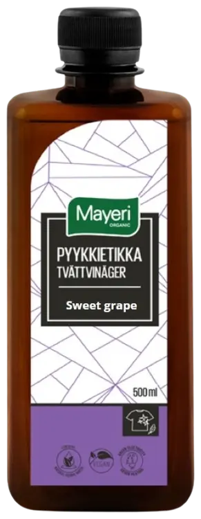 Mayeri Organic pyykkietikka Sweet Grape 500ml