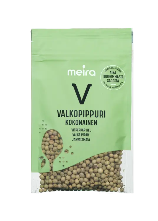 Meira Valkopippuri kokonainen 34g