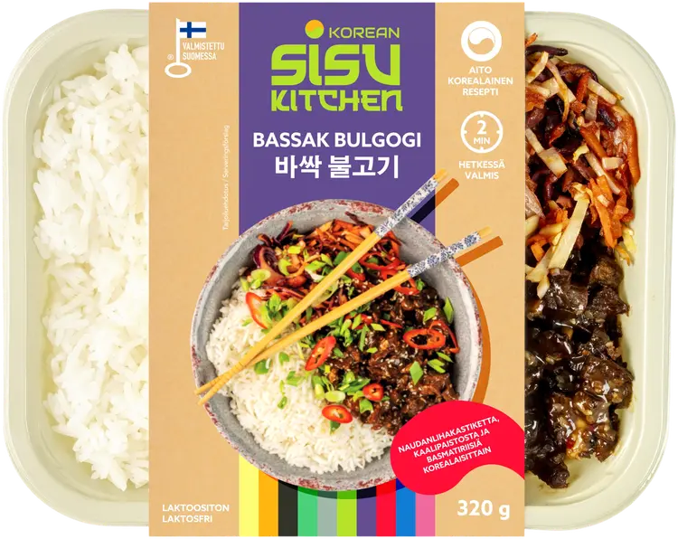 Korean Sisu Kitchen Bassak Bulgogi 320g