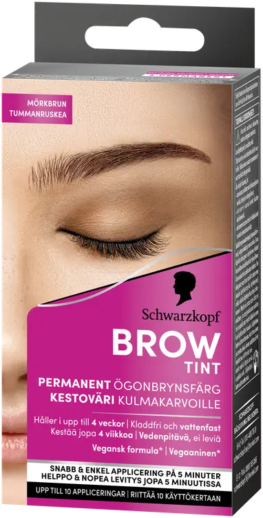 Schwarzkopf Brow Tint kulmaväri Dark Brown