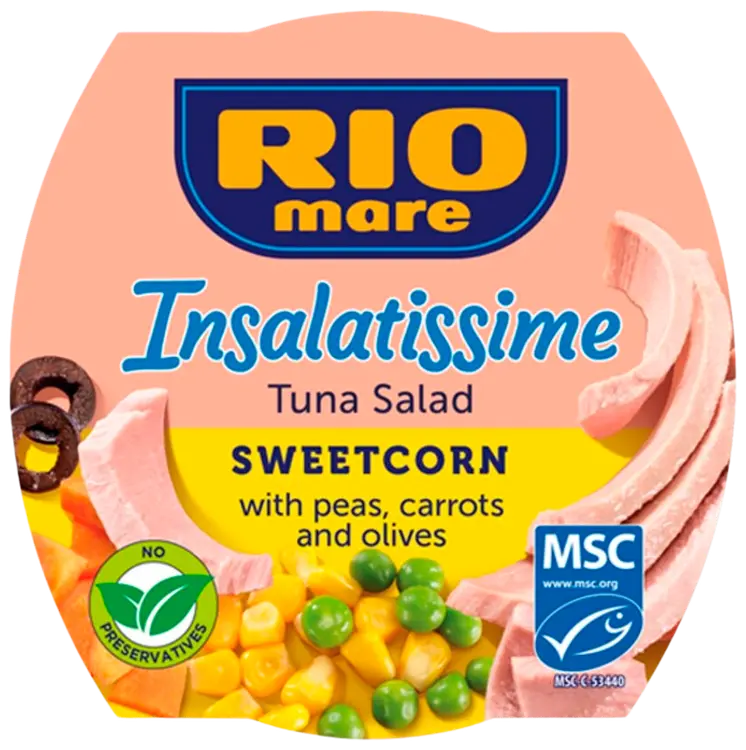Rio Mare Insalatissime MSC tonnikala valmissalaatti maissilla 160g