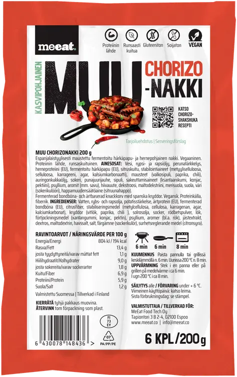 MUU Kasvipohjainen Chorizonakki 200 g