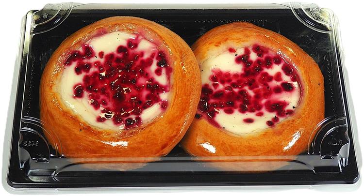 Pekan Leipä Rahka-vadelmapiirakka 2kpl 220g