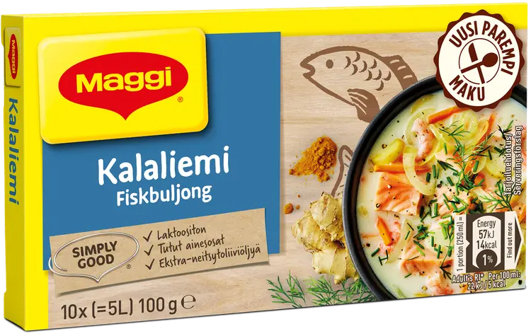 MAGGI Kalaliemi liemikuutio 10kpl/100g