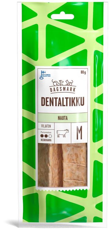 Dagsmark Dentaltikku, nauta M 80 g