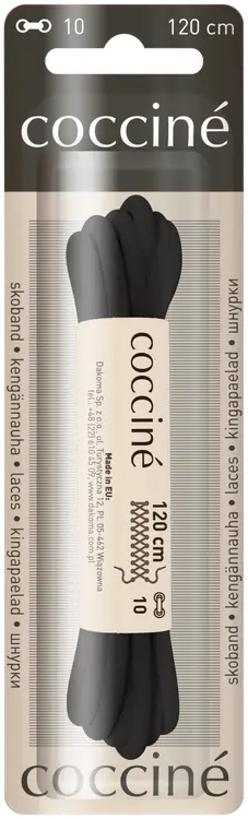 Coccine kengännauha 120 cm, musta