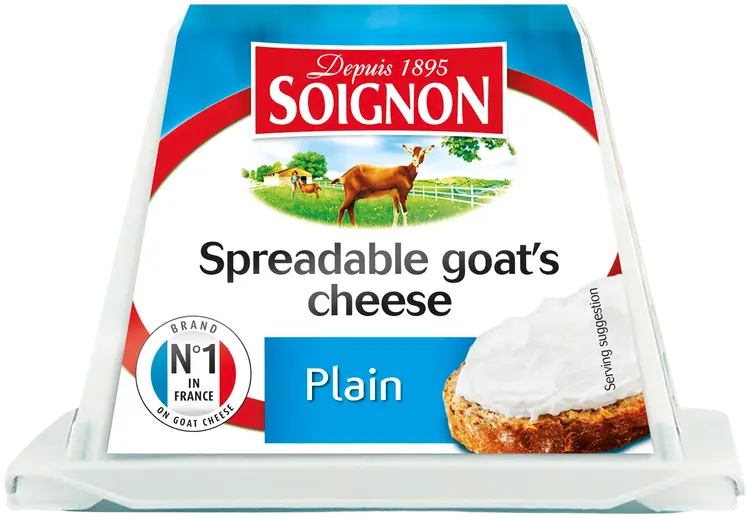 Soignon vuohenjuustolevite naturell 150g