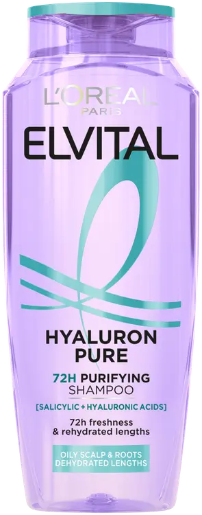L'Oréal Paris Elvital Hyaluron Pure shampoo kosteutta kaipaaville hiuksille 250ml