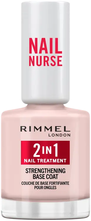 Rimmel Nail Nurse Base Coat & Strenghtener 2in 1 12 ml aluslakka