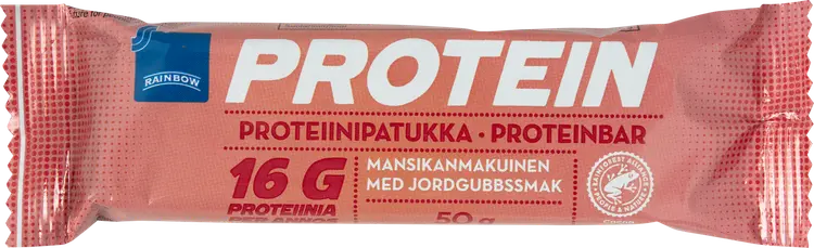 Rainbow proteiinipatukka mansikka 50 g