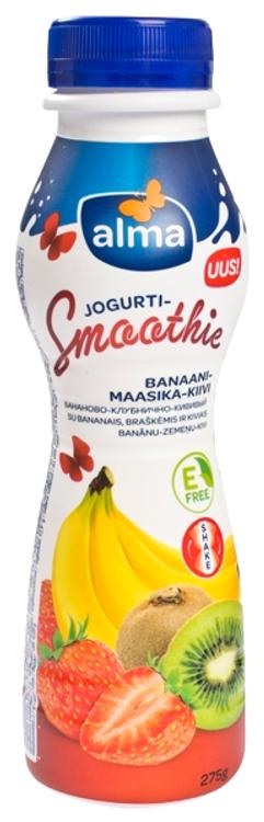 Banaani-maasika-kiivi jogurtismuuti, 275 g