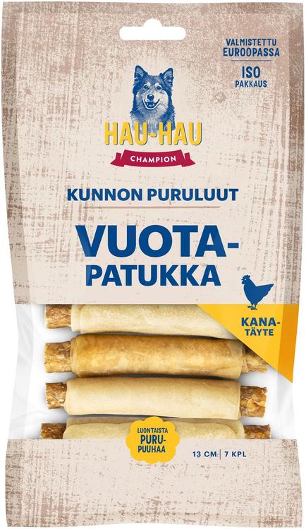 Hau-Hau Champion Kunnon puruluut Vuotapatukka kana, puruluu kanalla 13 cm, 350 g