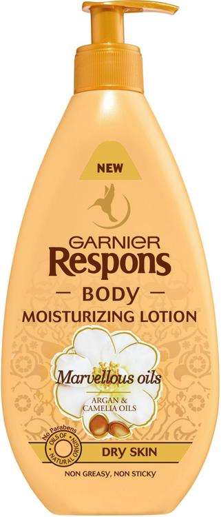 Garnier Respons Body Marvellous Oils Moisturizing Lotion vartaloemulsio kuivalle iholle 400ml