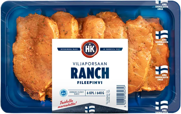 HK Viljaporsaan Fileepihvi ranch 640 g