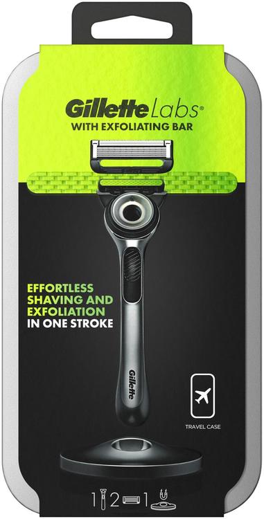 Gillette Labs with Exfoliating Bar partahöylä+matkakotelo+vaihtoterä