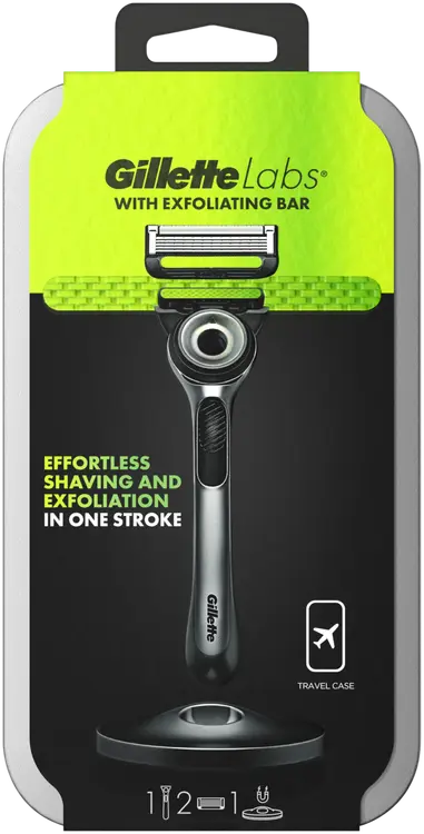 Gillette Labs with Exfoliating Bar partahöylä+matkakotelo+vaihtoterä