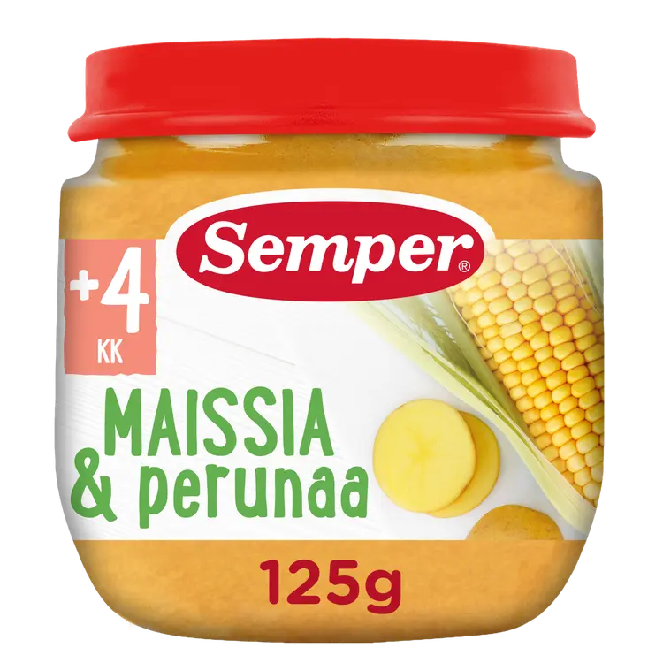 Semper Maissia ja perunaa alkaen 4kk kasvissose 125g