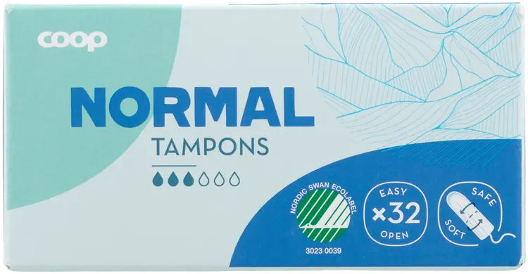 Coop tamponi normaali 32 kpl