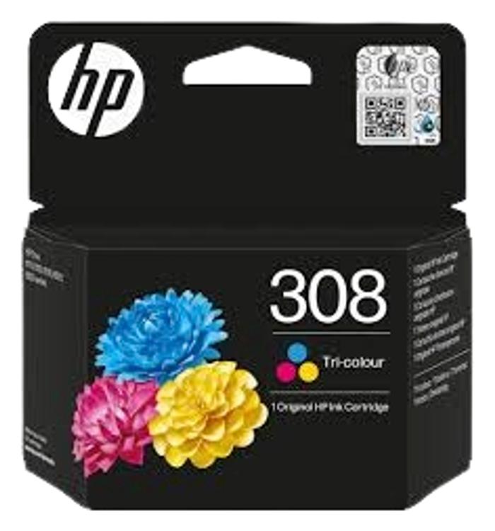 HP mustepatruuna 308 kolmiväri