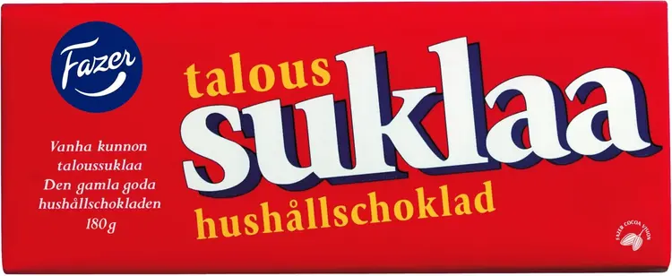 Fazer Taloussuklaa suklaalevy 180g