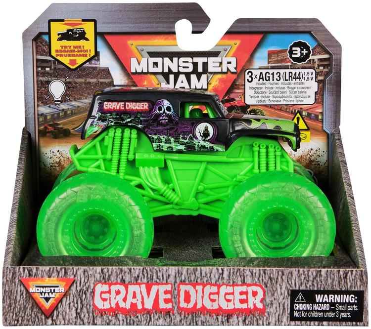 Monster jam 1:43 valgustusega rattad veok