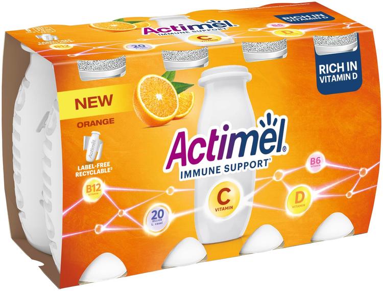 Danone Actimel appelsiini jogurttijuoma 8x100g