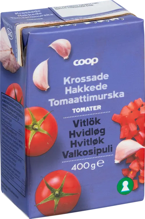 Coop tomaattimurska valkosipuli 400 g