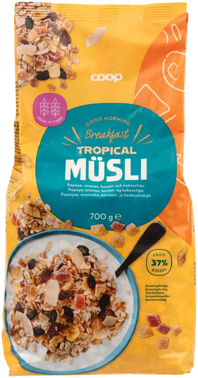Coop mysli Tropical 700 g