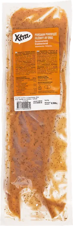 Xtra porsaan pihvifilee kermamarinoitu n.1 kg