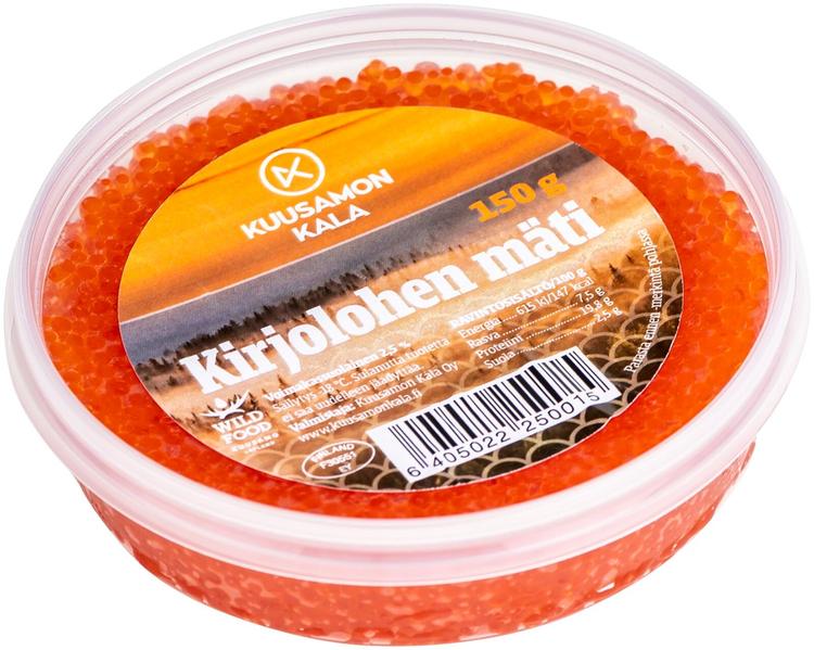 Kuusamon kala Kirjolohen mäti 150g