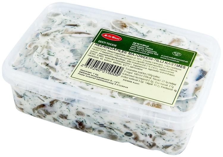 Heeringafilee majoneesi-tilli kastmes kg