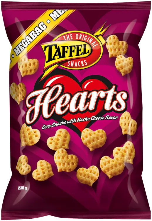 Taffel Hearts maissisipsi 235g