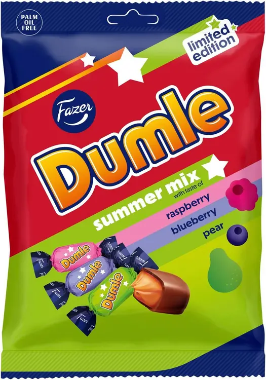 Fazer Dumle summer mix pussi 180g
